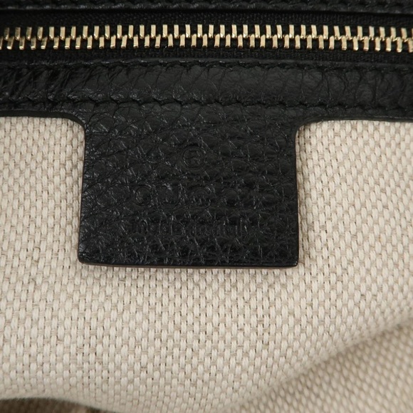 GUC - Gucci Soho Black Cellarius Pebbled Leather Soho Bag - Picture 11 of 16